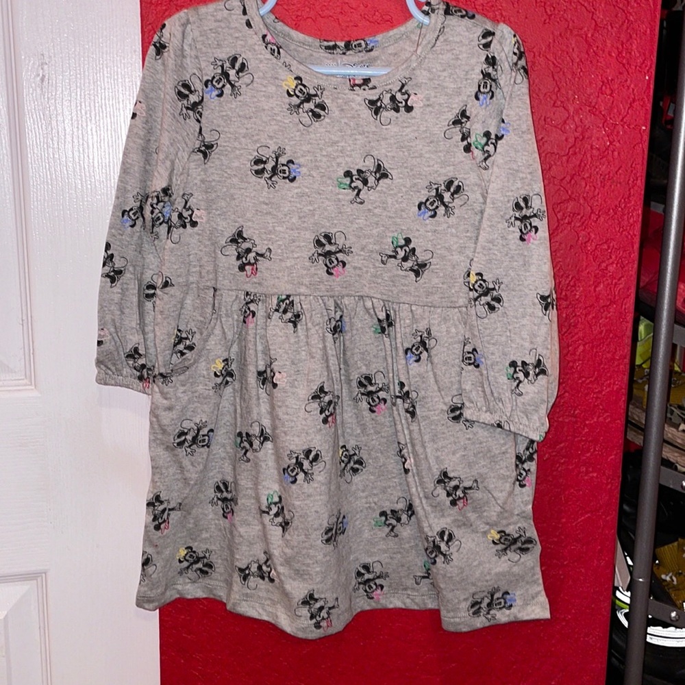 Gap toddler Minnie mouse long sleeve dress